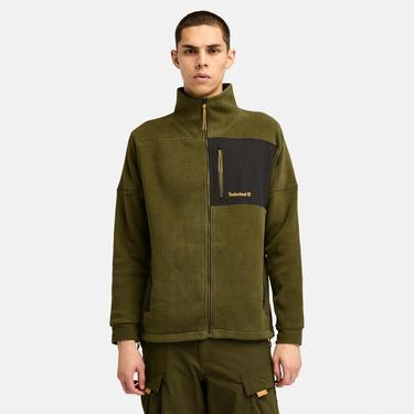  Timberland Polartec Mix Medıa Full Zıp Erkek Yeşil Ceket