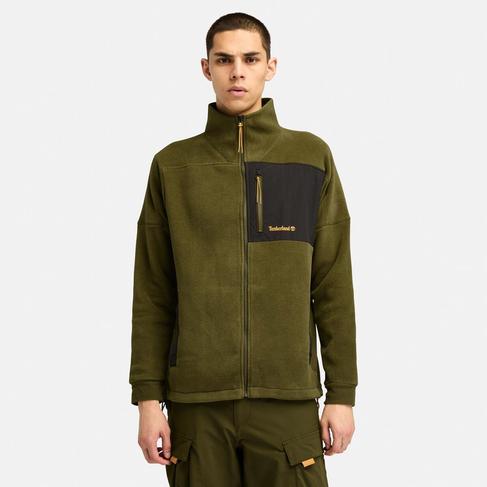  Timberland Polartec Mix Medıa Full Zıp Erkek Yeşil Ceket