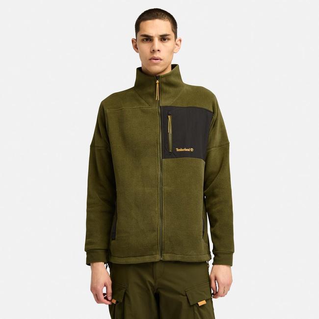  Timberland Polartec Mix Medıa Full Zıp Erkek Yeşil Ceket