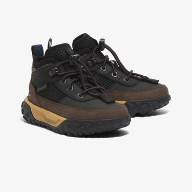  Timberland Greenstride Motion 6 Mid Lace Up Çocuk Siyah Outdoor Ayakkabı