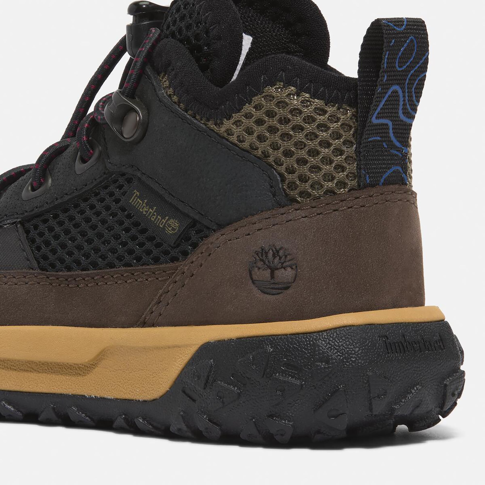 Timberland Timberland Greenstride Motion 6 Mid Lace Up Çocuk Siyah Outdoor Ayakkabı Bot | FashFed Siyah - 9. görsel