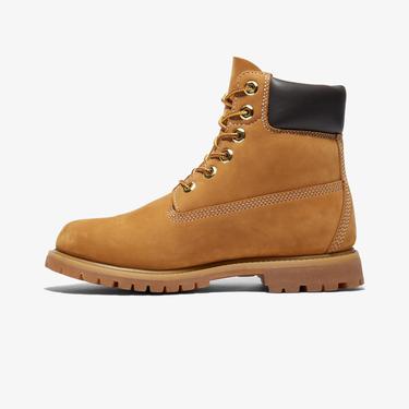  Timberland Premium 6 Inch Lace Up Kadın Krem Rengi Bot