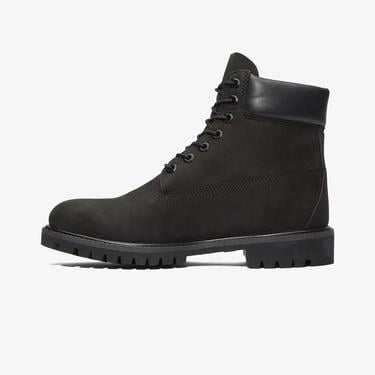  Timberland Premium 6 Inch Lace Up Erkek Siyah Bot