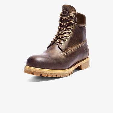  Timberland Premium 6 Inch Lace Up Erkek Kahverengi Bot