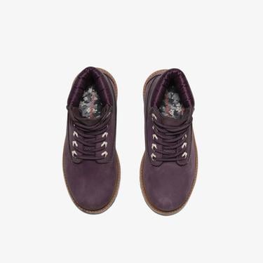  Timberland Premium 6 Inch Lace Up Çocuk Mor Bot