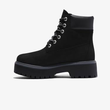  Timberland Stone Street 6 Inch Lace Up Kadın Siyah Bot