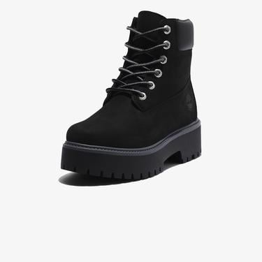  Timberland Stone Street 6 Inch Lace Up Kadın Siyah Bot