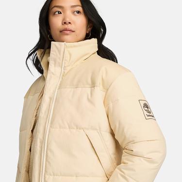  Timberland Welch Mountain Synthetic Insulated Puffer Kadın Bej Ceket
