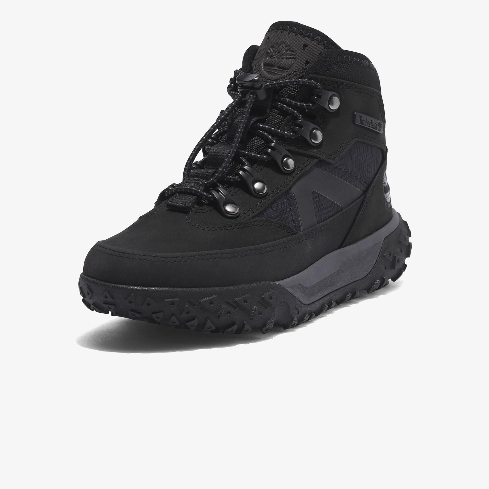 Timberland Greenstride Motion 6 Mid Bungee Waterproof Çocuk Siyah Bot