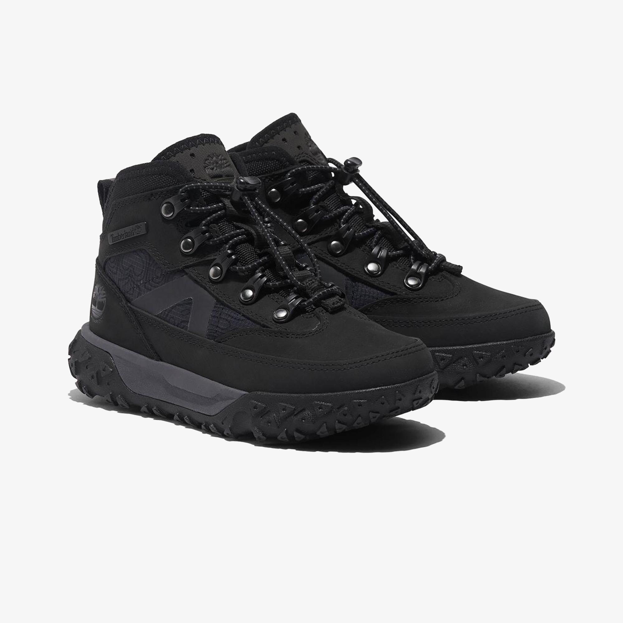 Timberland Greenstride Motion 6 Mid Bungee Waterproof Çocuk Siyah Bot