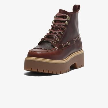  Timberland Stone Street Mid Lace Up Kadın Kahverengi Bot