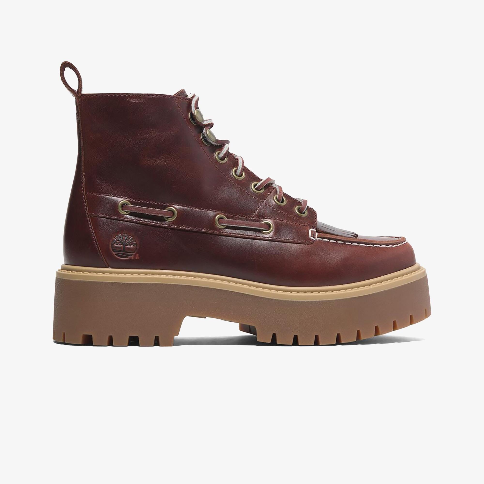 Timberland Stone Street Mid Lace Up Kadın Kahverengi Bot