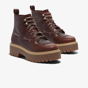  Timberland Stone Street Mid Lace Up Kadın Kahverengi Bot