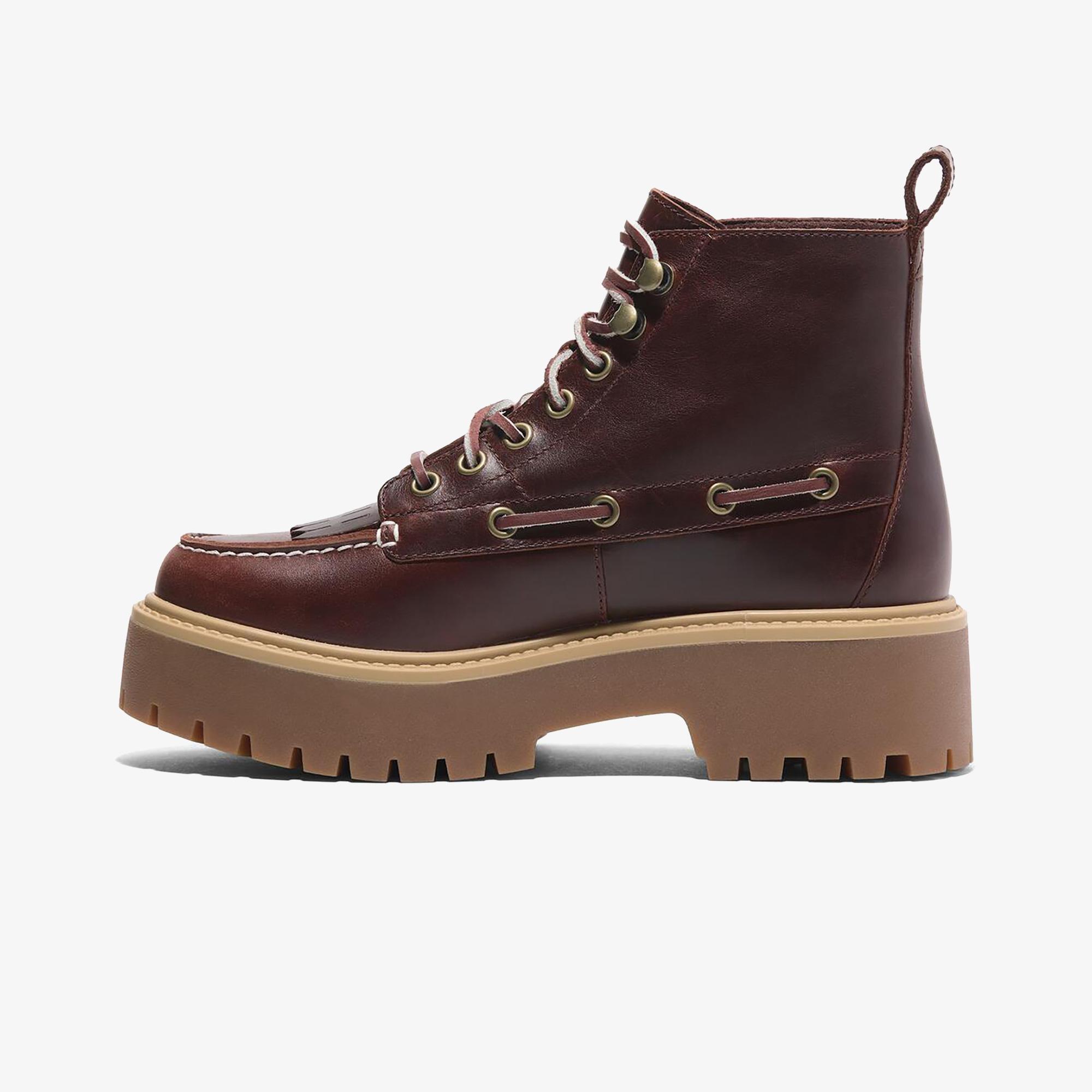 Timberland Stone Street Mid Lace Up Kadın Kahverengi Bot