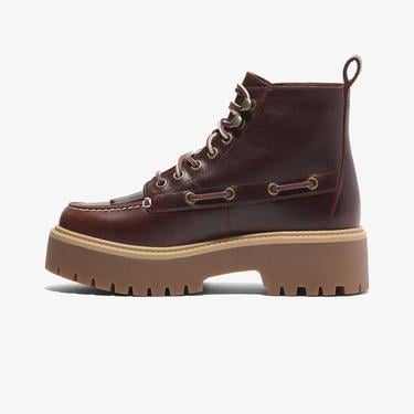  Timberland Stone Street Mid Lace Up Kadın Kahverengi Bot