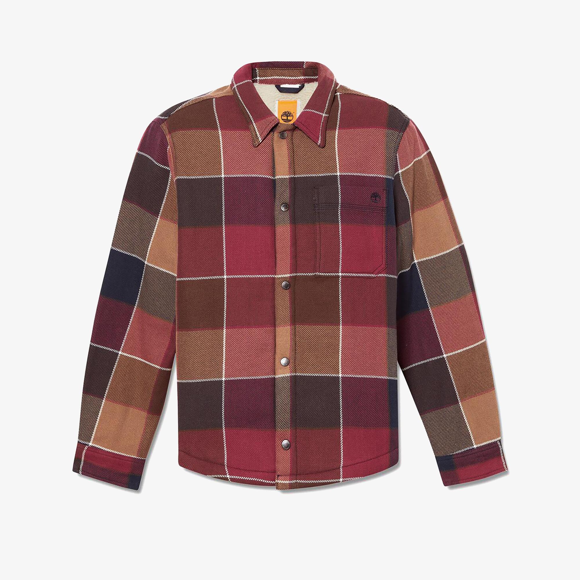 Timberland Sherpa Lined Plaid Erkek Renkli Ceket