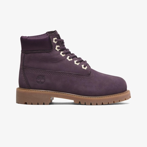  Timberland Premium 6 Inch Lace Up Çocuk Mor Bot