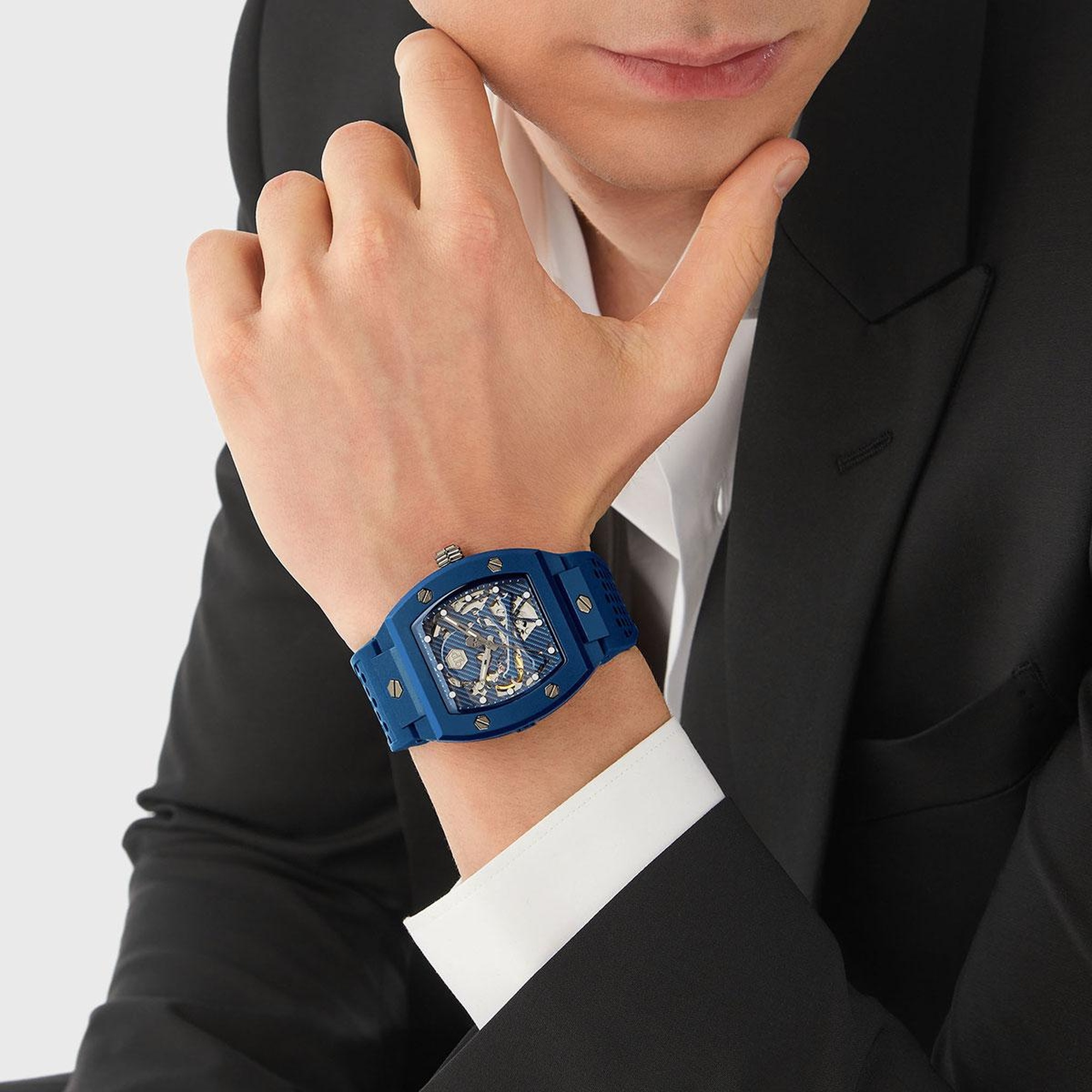 Philipp Plein PWVBA0323 Erkek Kol Saati