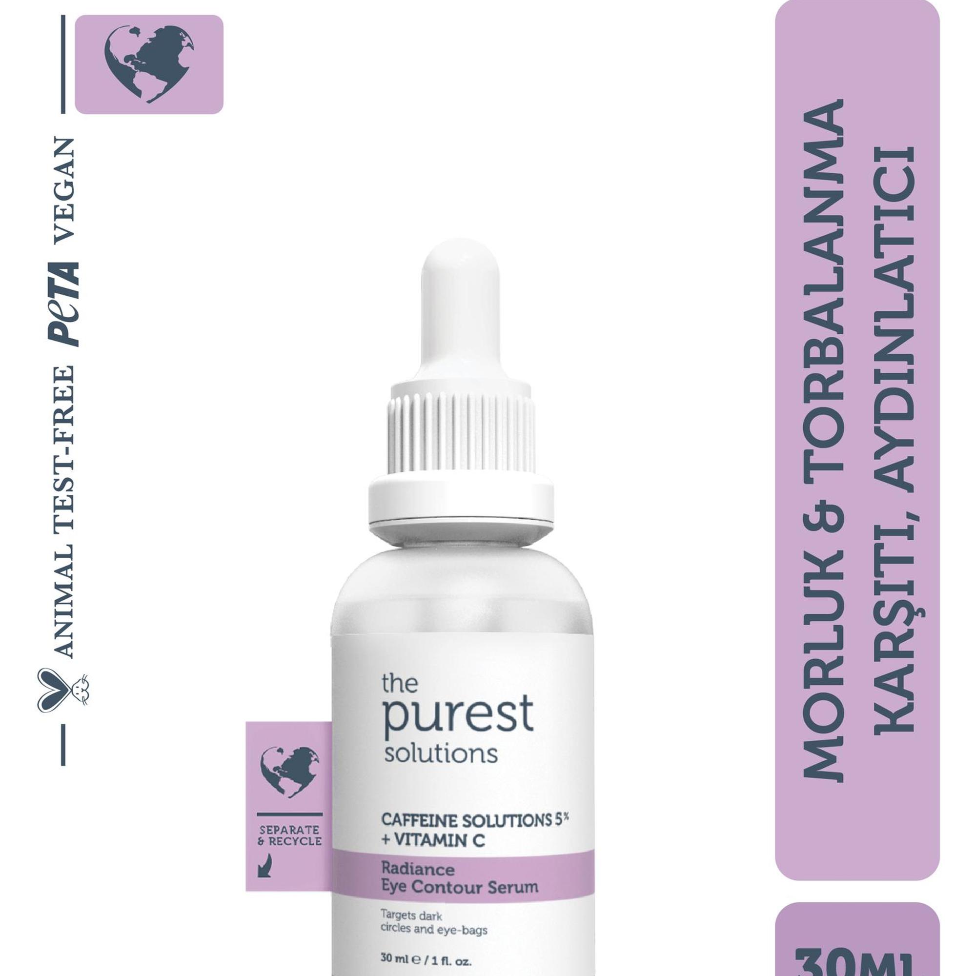 The Purest Solutions Göz Altı Torbalanma Ve Morluk Karşıtı Bakım Serumu 30 ML