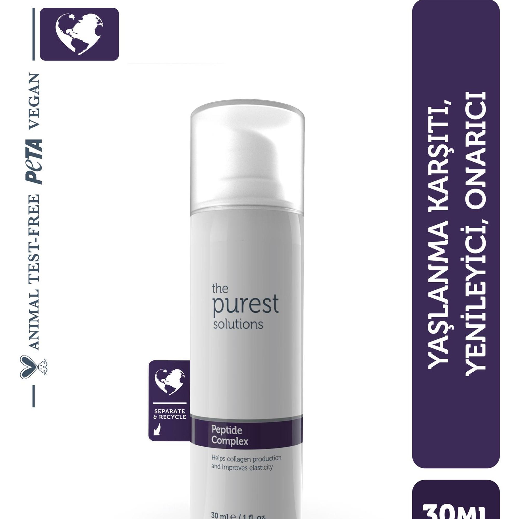 The Purest Solutions Peptit Içerikli Yaşlanma Karşıtı Cilt Bakım Serumu 30 ML