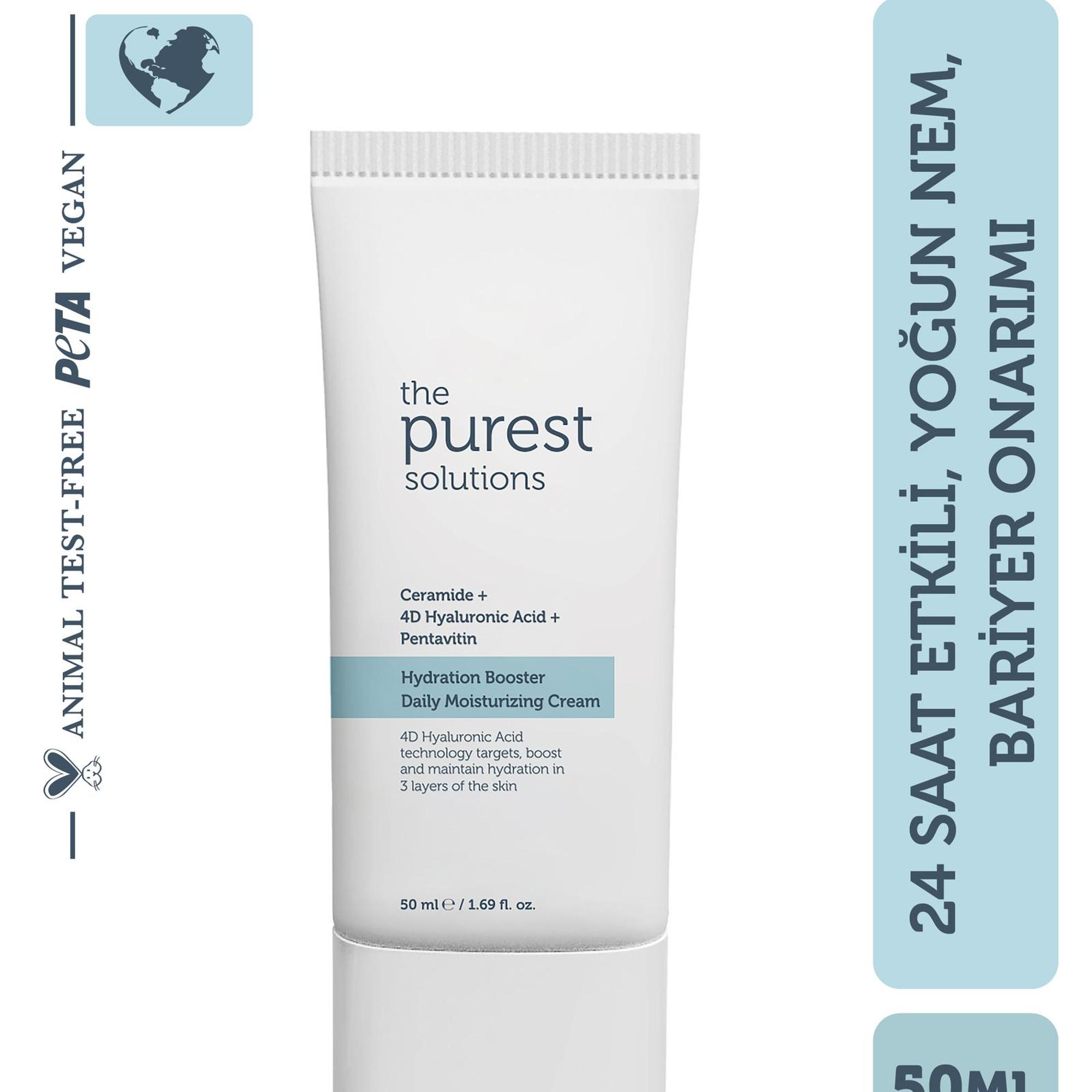 The Purest Solutions Daily Moisturizing Cream 24H (24 Saat Etkili Günlük Yoğun Nemlendirici Bakım Kremi) 50 ML