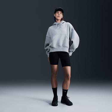  Nike Sportswear Phoenix Fleece Oversize Hoodie Kadın Gri Sweatshirt