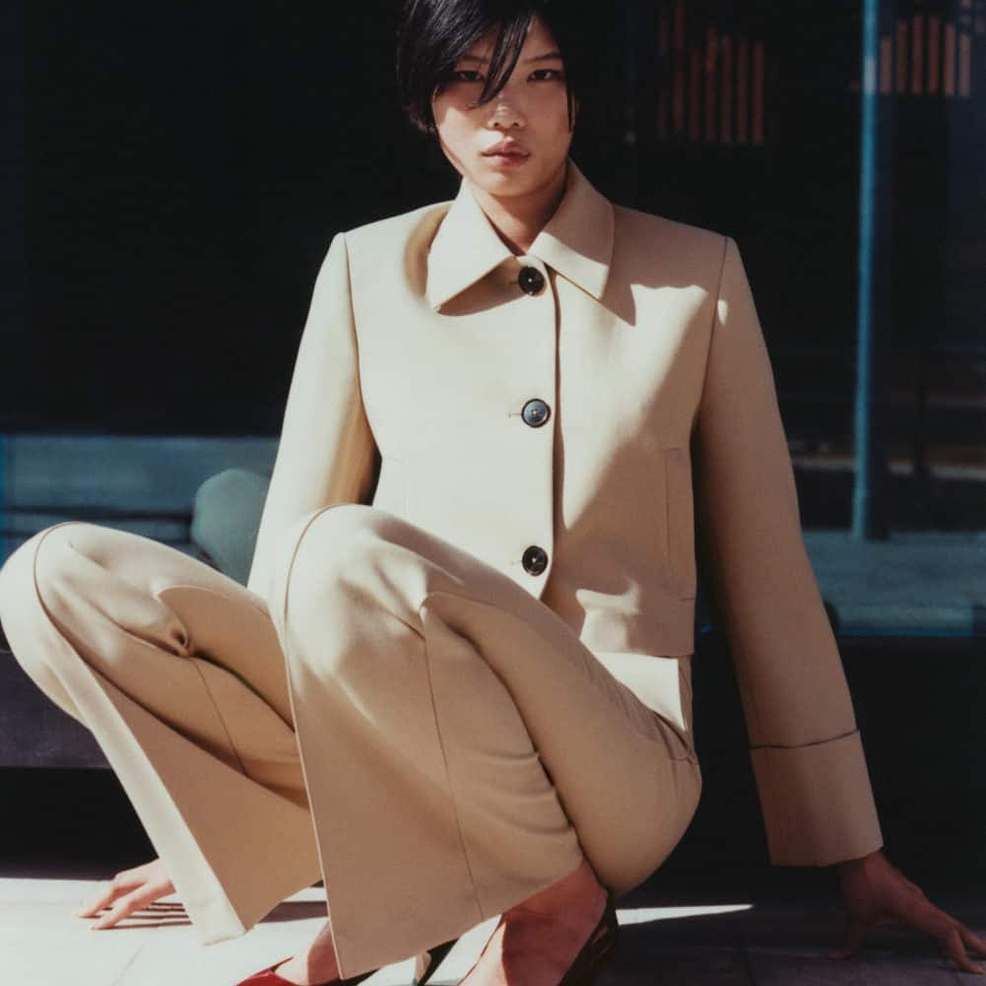 Mango Kadın Düğmeli Kalıplı Ceket Kahverengi