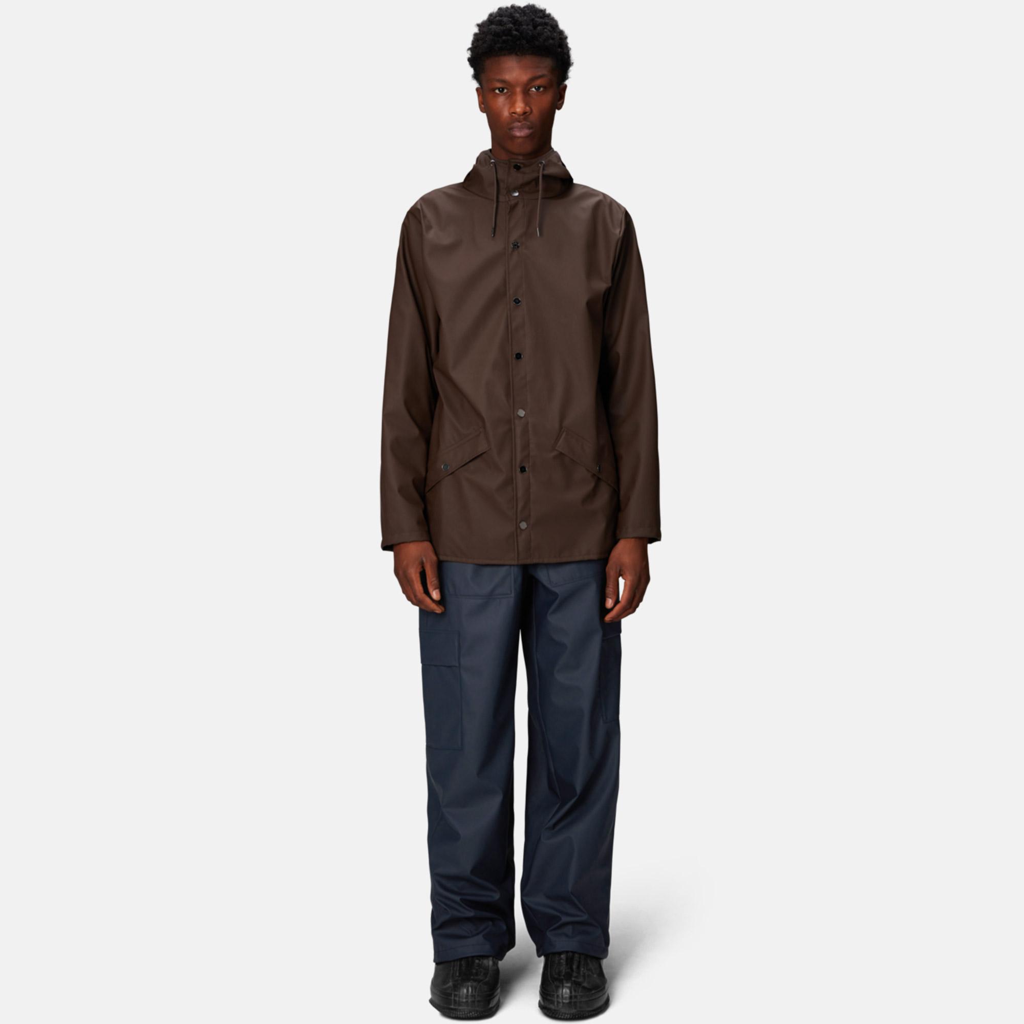 Rains Jacket W3 Unisex Kahverengi Yağmurluk