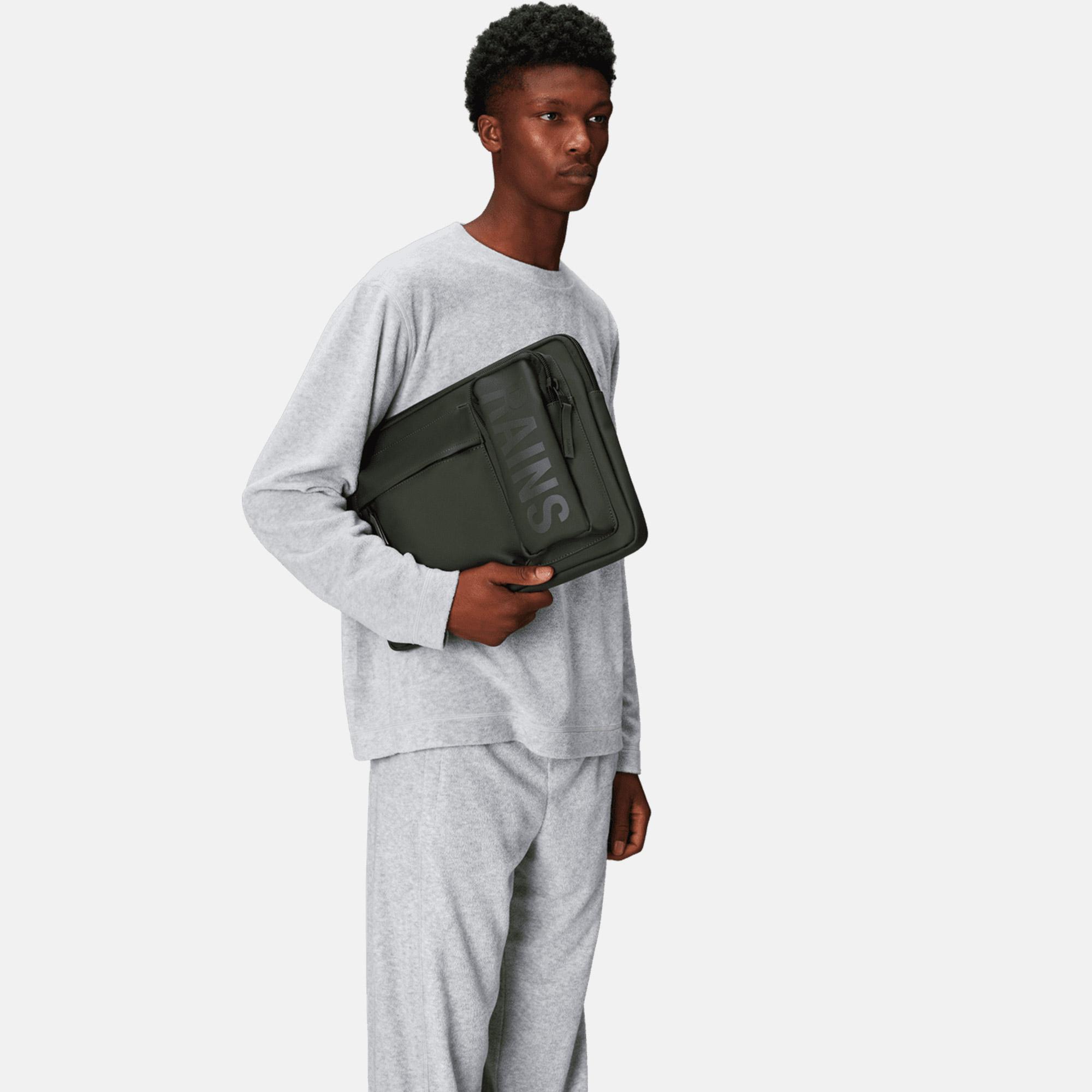 Rains Texel Laptop Case 15"/16" W1 Unisex Yeşil Laptop Çantası