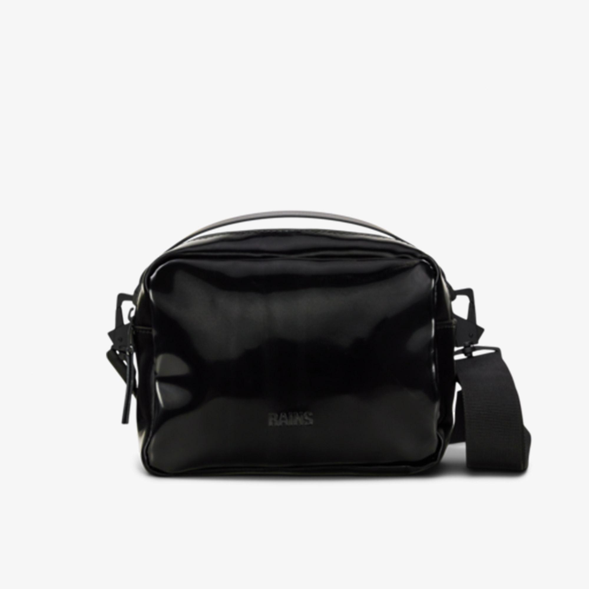 Rains Box Bag W3 Unisex Siyah Omuz Çantası