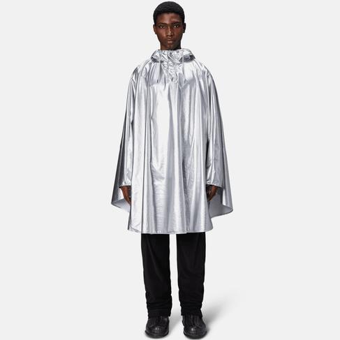  Rains Cape W3 Unisex Gri Yağmurluk