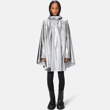  Rains Cape W3 Unisex Gri Yağmurluk