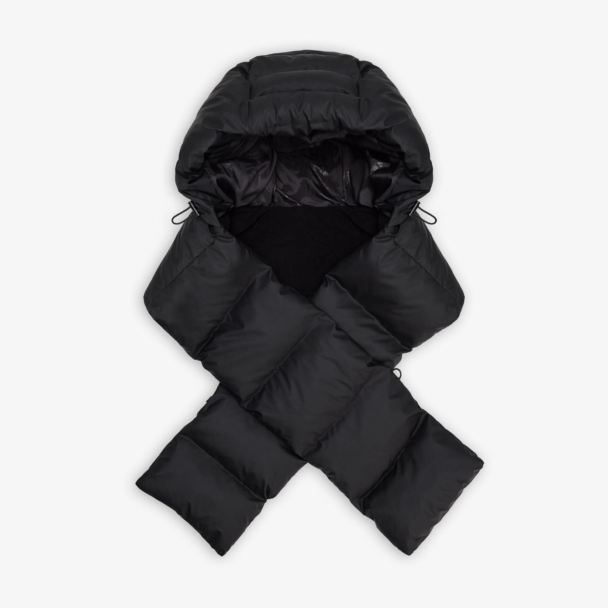 Rains Alta Vision Puffer Hood W3T3 Unisex Siyah Şapka