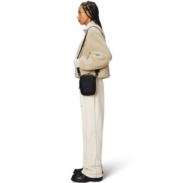  Rains Reporter Box Bag W3 Unisex Siyah Omuz Çantası