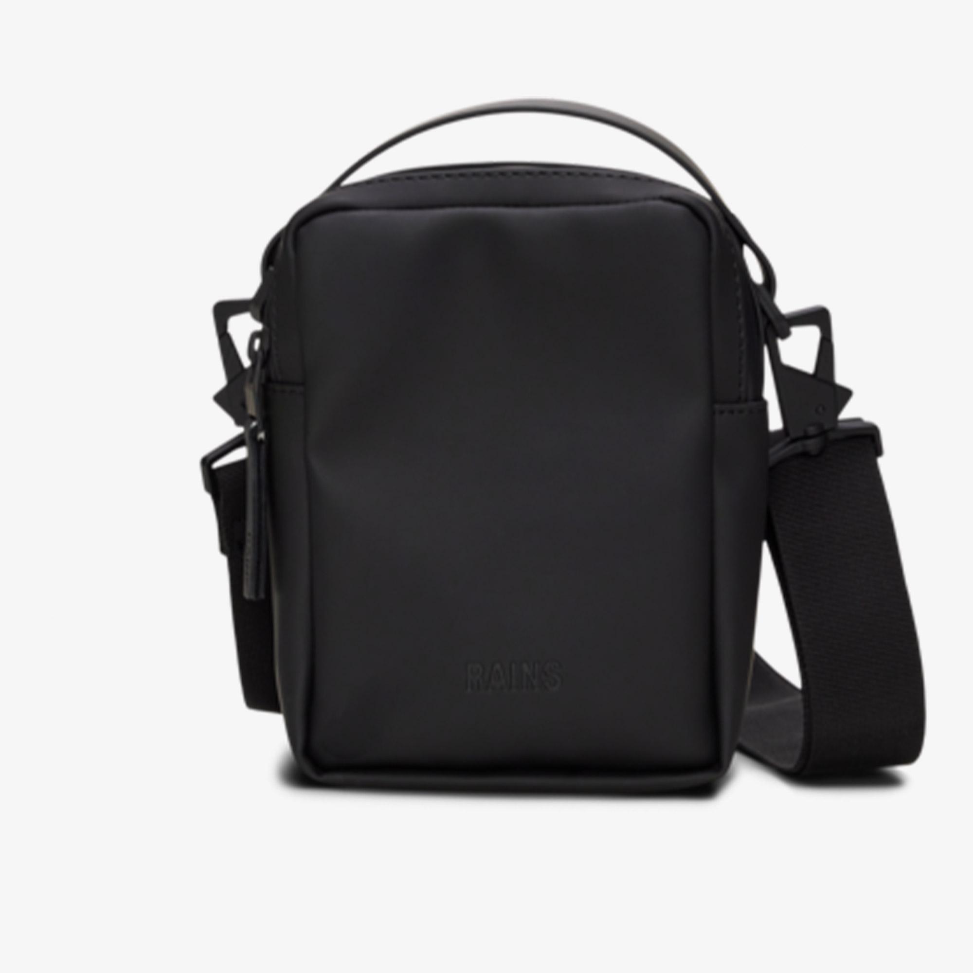 Rains Reporter Box Bag W3 Unisex Siyah Omuz Çantası