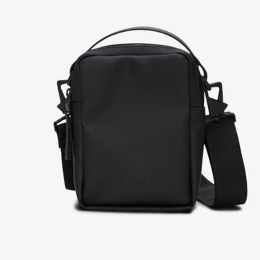  Rains Reporter Box Bag W3 Unisex Siyah Omuz Çantası