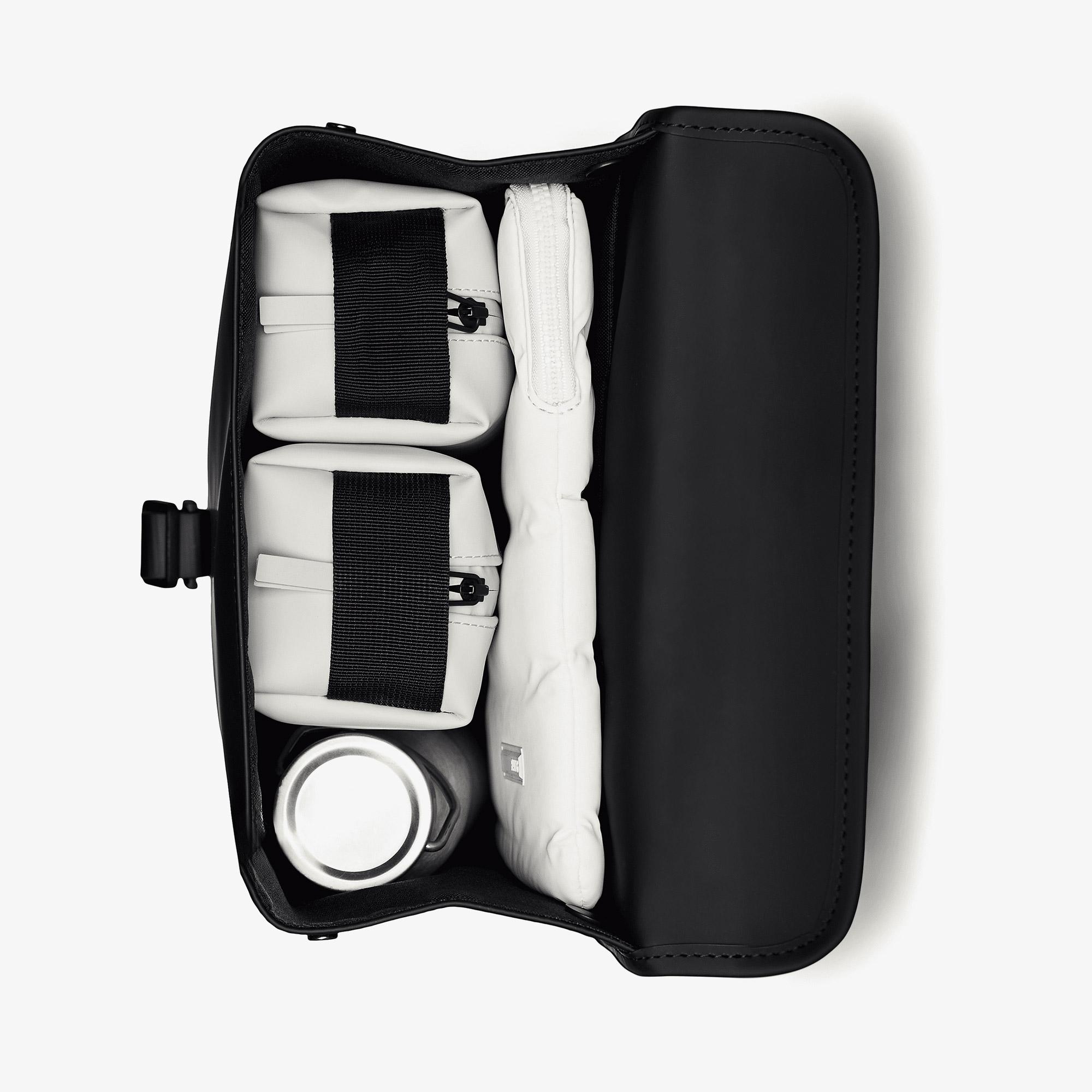 Rains Reporter Box Bag W3 Unisex Siyah Omuz Çantası