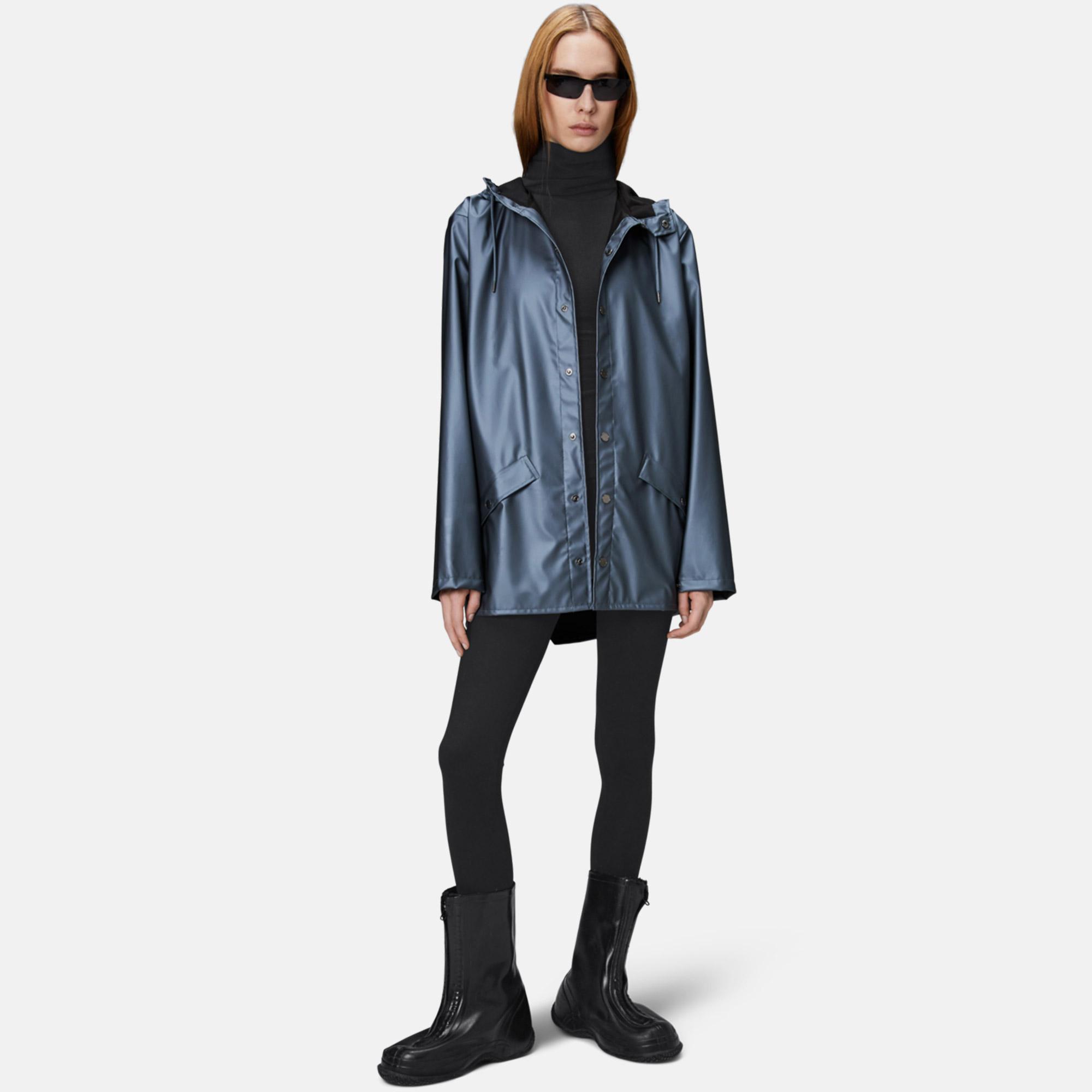 Rains Jacket W3 Unisex Mavi Yağmurluk