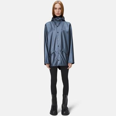  Rains Jacket W3 Unisex Mavi Yağmurluk
