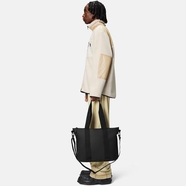  Rains Tote Bag Mini W3 Unisex Siyah Omuz Çantası