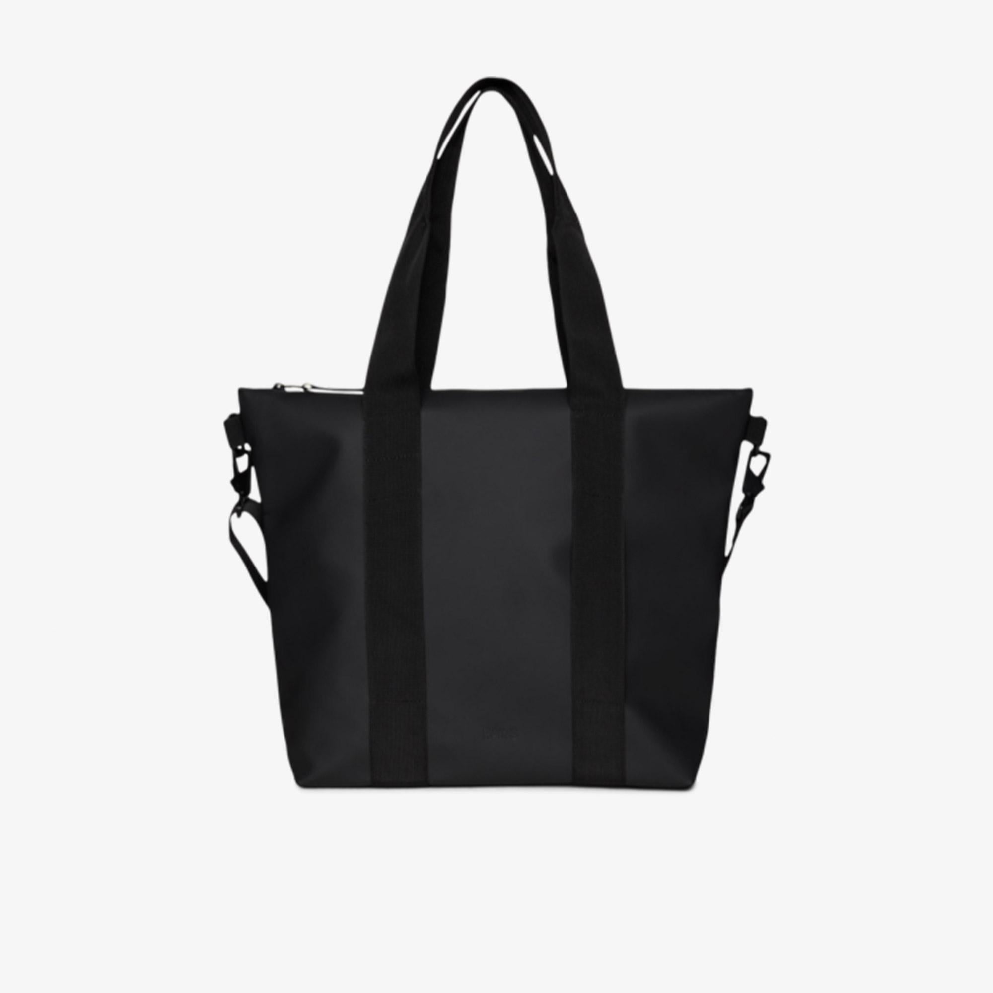 Rains Tote Bag Mini W3 Unisex Siyah Omuz Çantası
