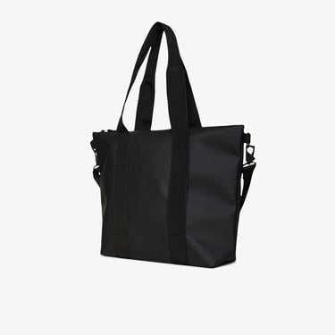  Rains Tote Bag Mini W3 Unisex Siyah Omuz Çantası