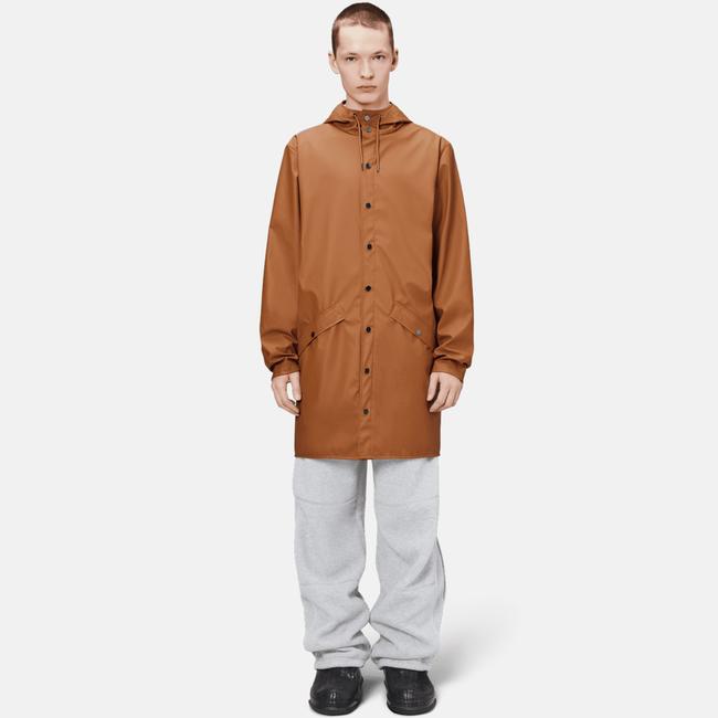  Rains Long Jacket W3 Unisex Turuncu Yağmurluk
