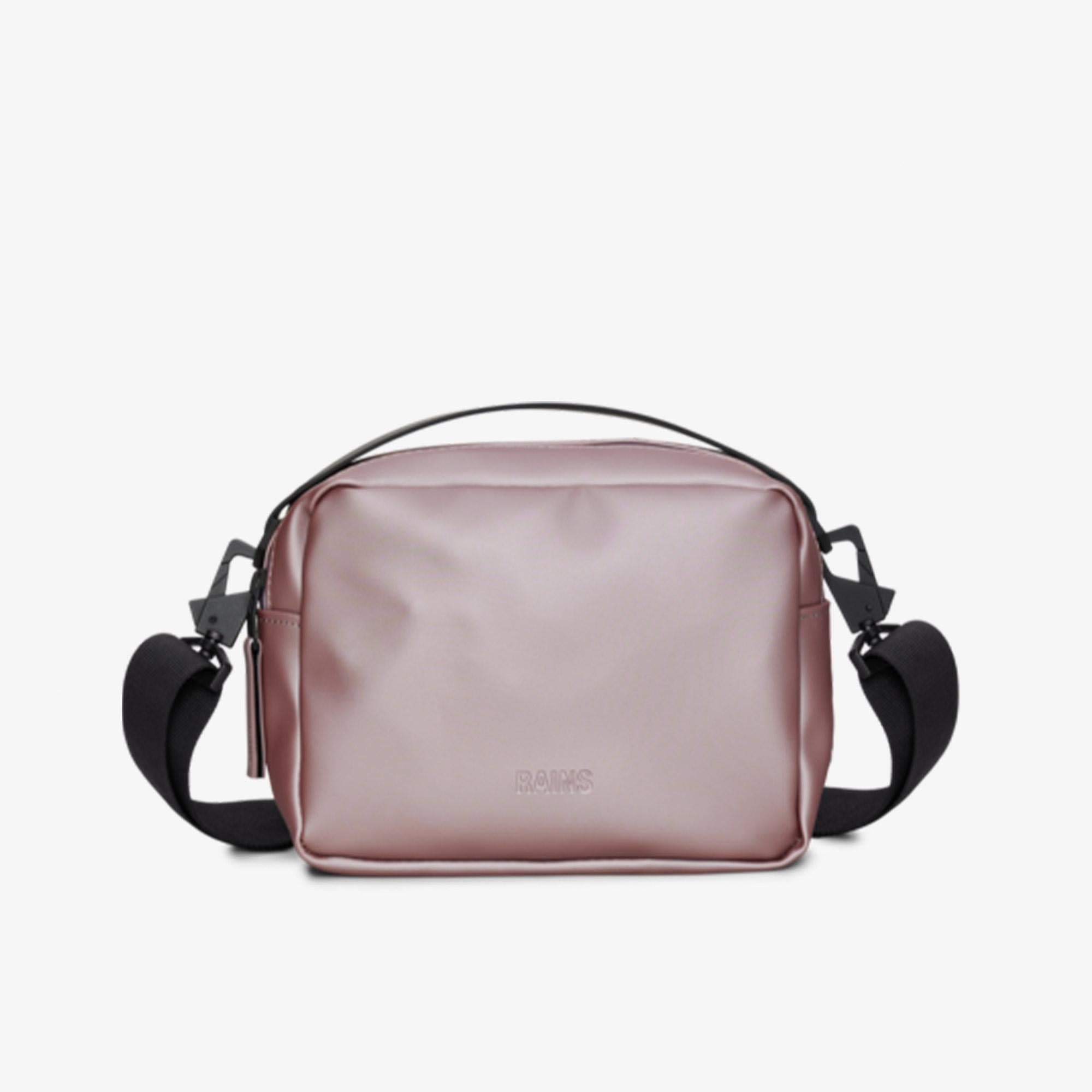 Rains Box Bag W3 Unisex Kahverengi Omuz Çantası