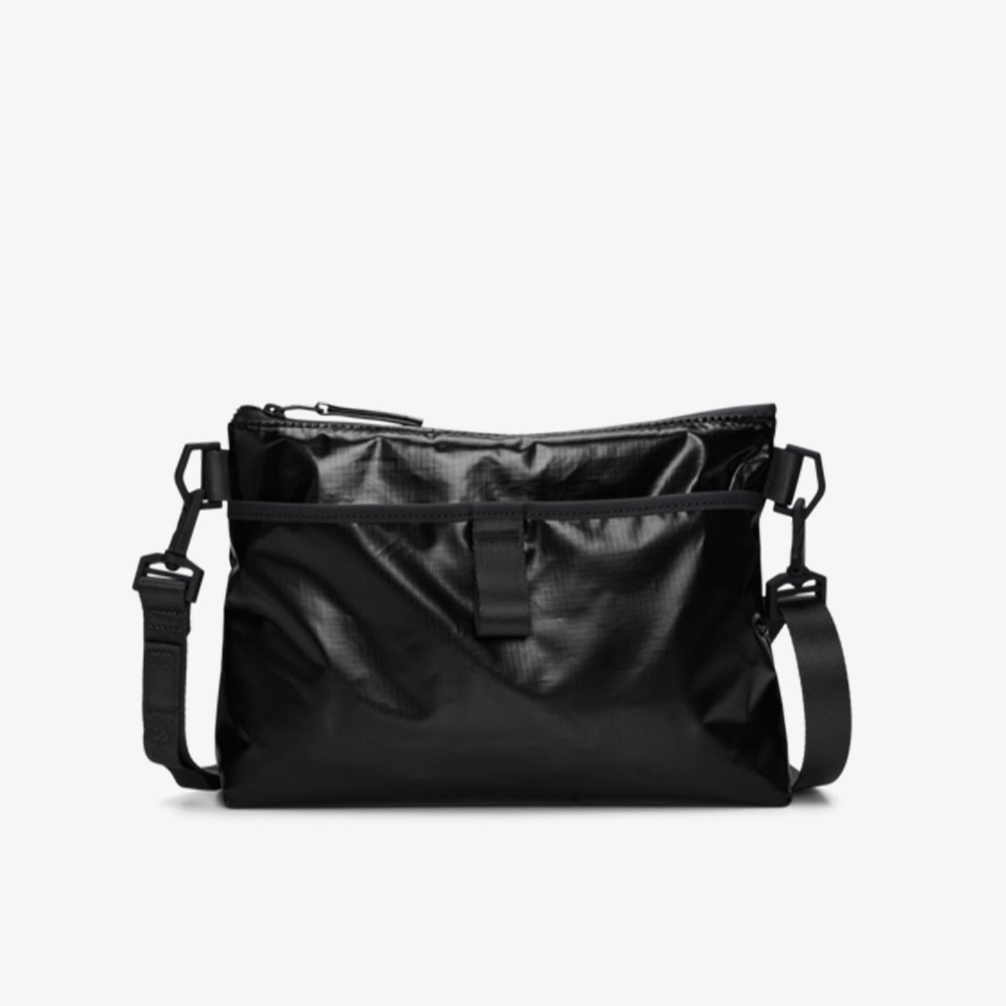 Rains Sibu Musette Bag W3 Unisex Siyah Omuz Çantası