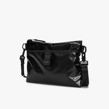  Rains Sibu Musette Bag W3 Unisex Siyah Omuz Çantası