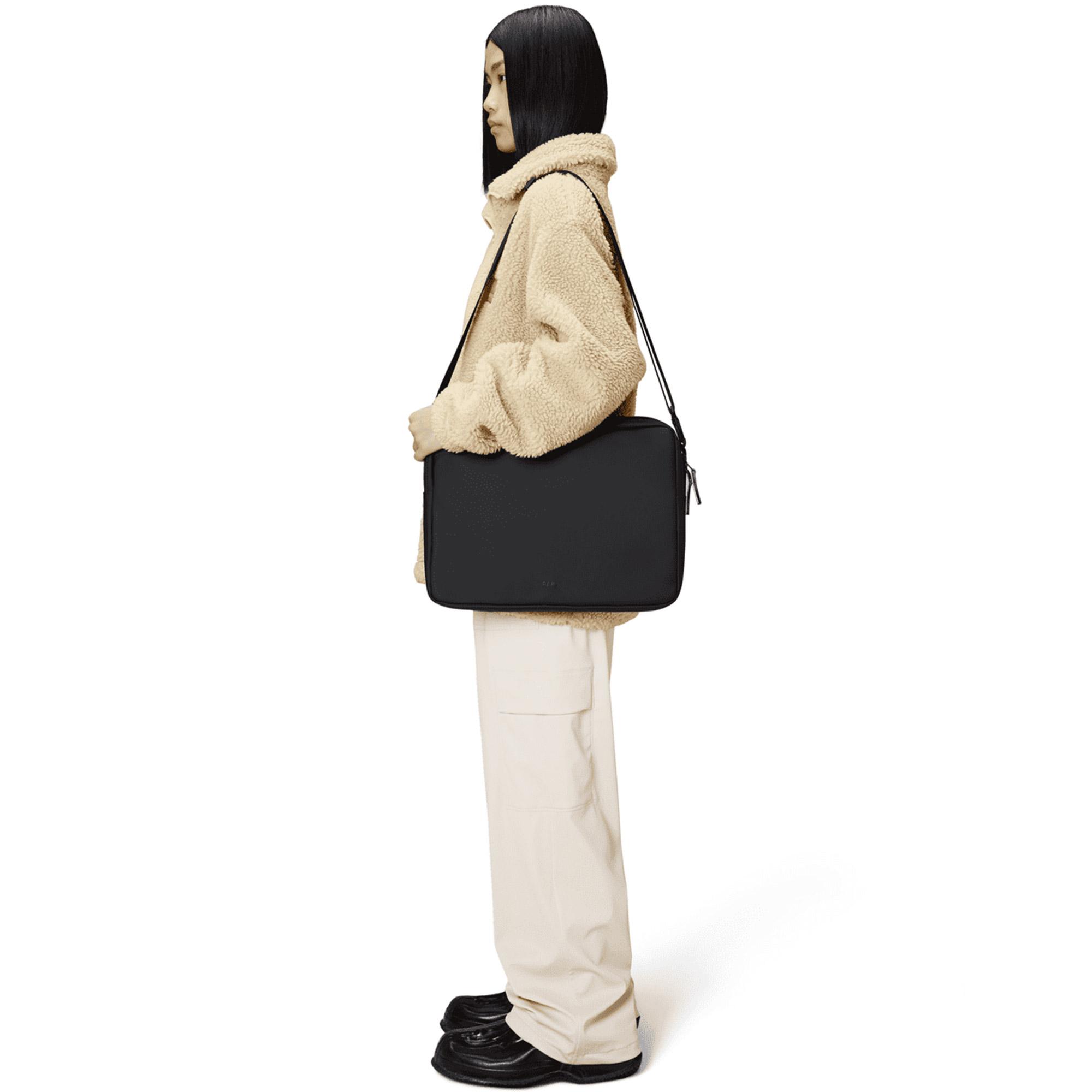 Rains Laptop Bag 15"/16" W3 Unisex Siyah Laptop Çantası