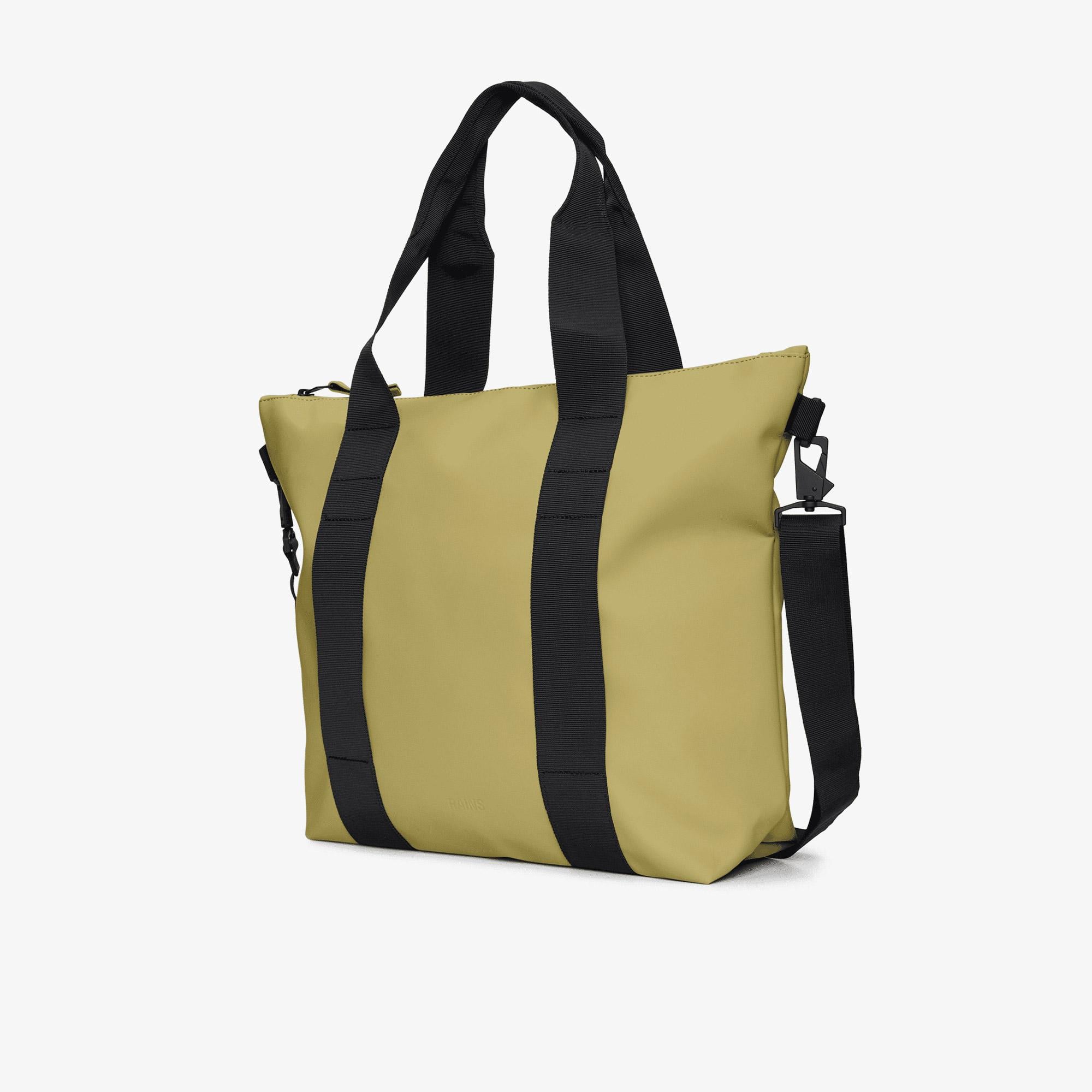 Rains Tote Bag Mini W3 Unisex Haki Omuz Çantası