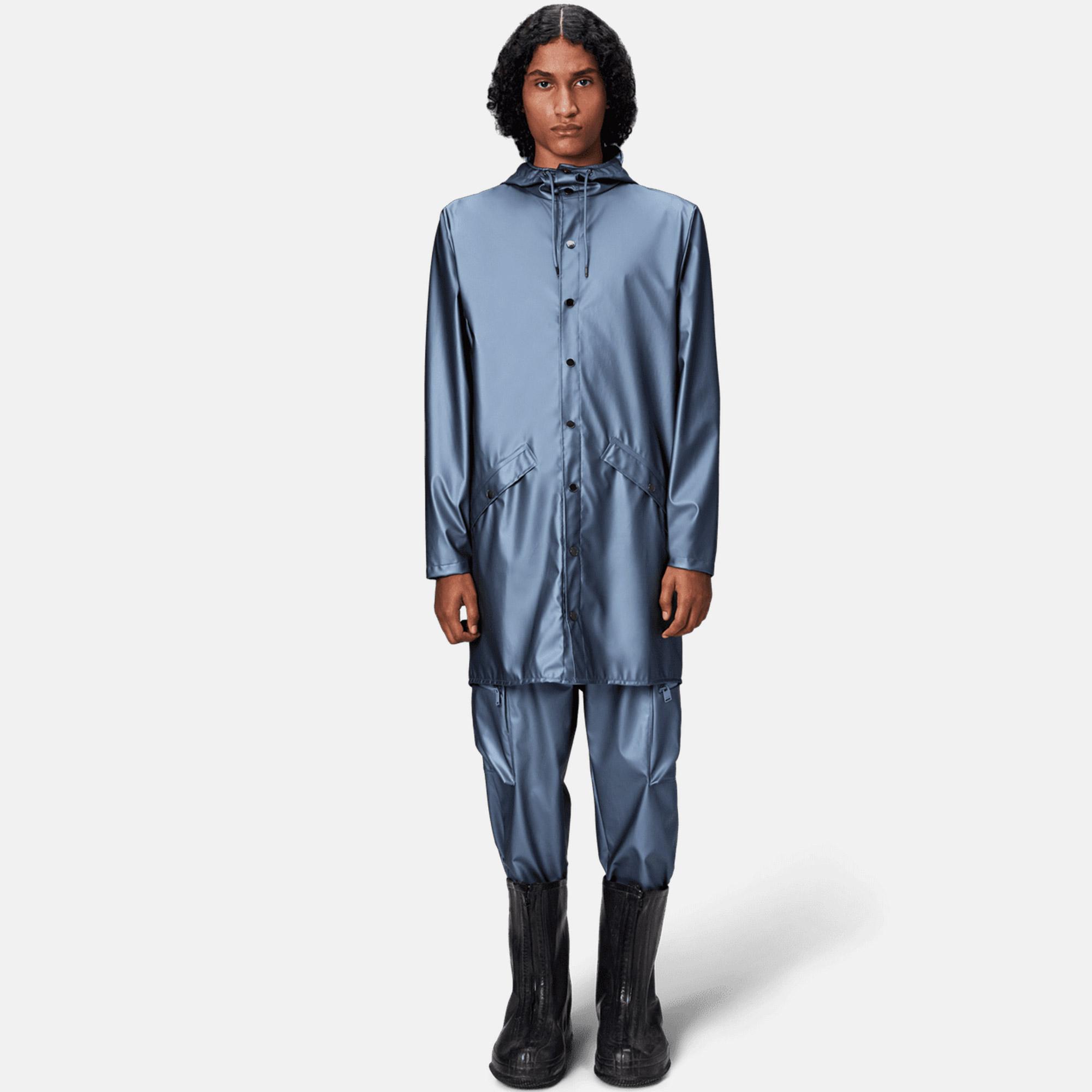 Rains Long Jacket W3 Unisex Kahverengi Yağmurluk