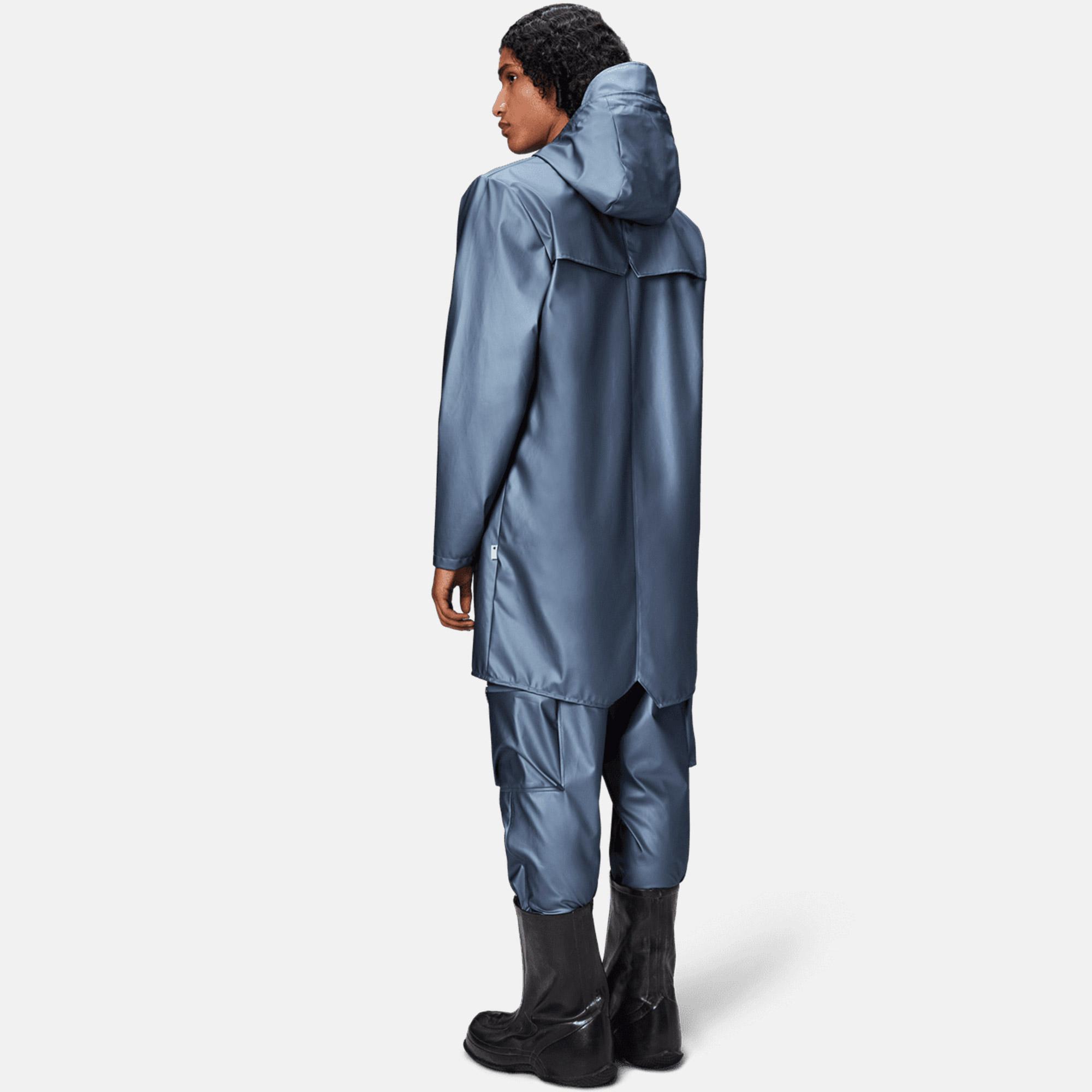Rains Long Jacket W3 Unisex Kahverengi Yağmurluk